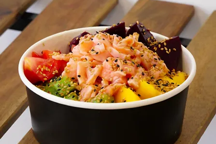 Poke sushi bowl