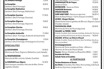 Restaurant-crêperie "Le PAB - Penn Ar Batz"