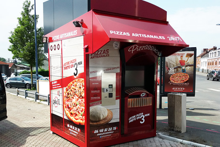 Pizzassino Bucquoy distributeur de pizzas
