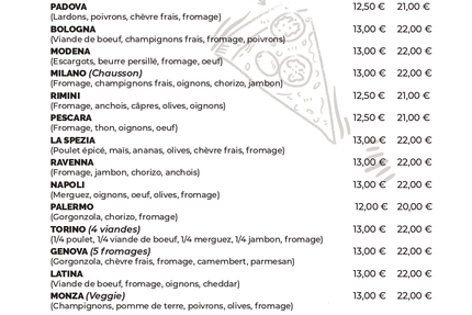 L'Italienne La Toscane De La Pizza