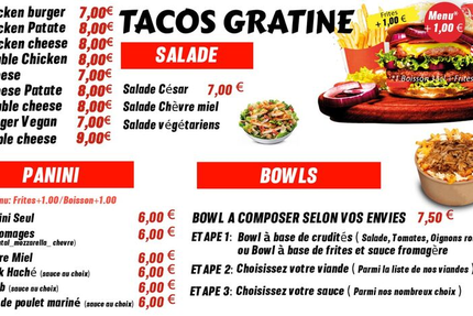 TACOS GRATINE