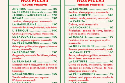 L'en'K - Pizzas et waffle à Manigod