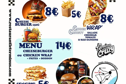 Le TERMINUS Restaurant Bar cuisine traditionnelle & Tapas Brasero