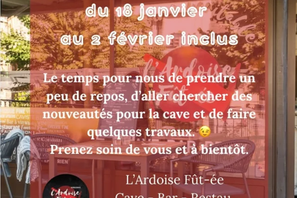 L' Ardoise Fût-ée
