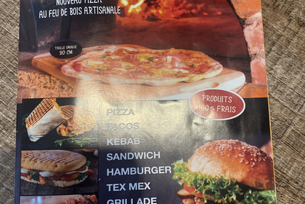 Le Bessierain Pizza-Kebab burger