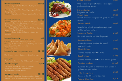 Bollywood Restaurant indien