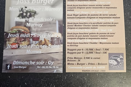 Joss burger Bucey les gy