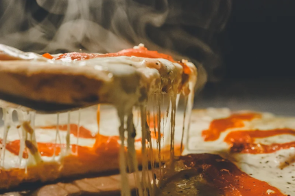 La pizza au feu de bois