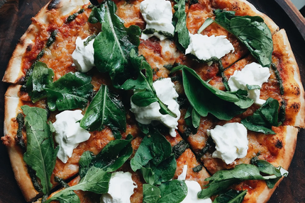 La pizza au feu de bois