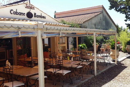 JARDIN CABANE BAMBOU